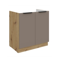 Szafka pod zlew 80 cm AURO 80 ZL 2F BB TA/AR antyfinger
